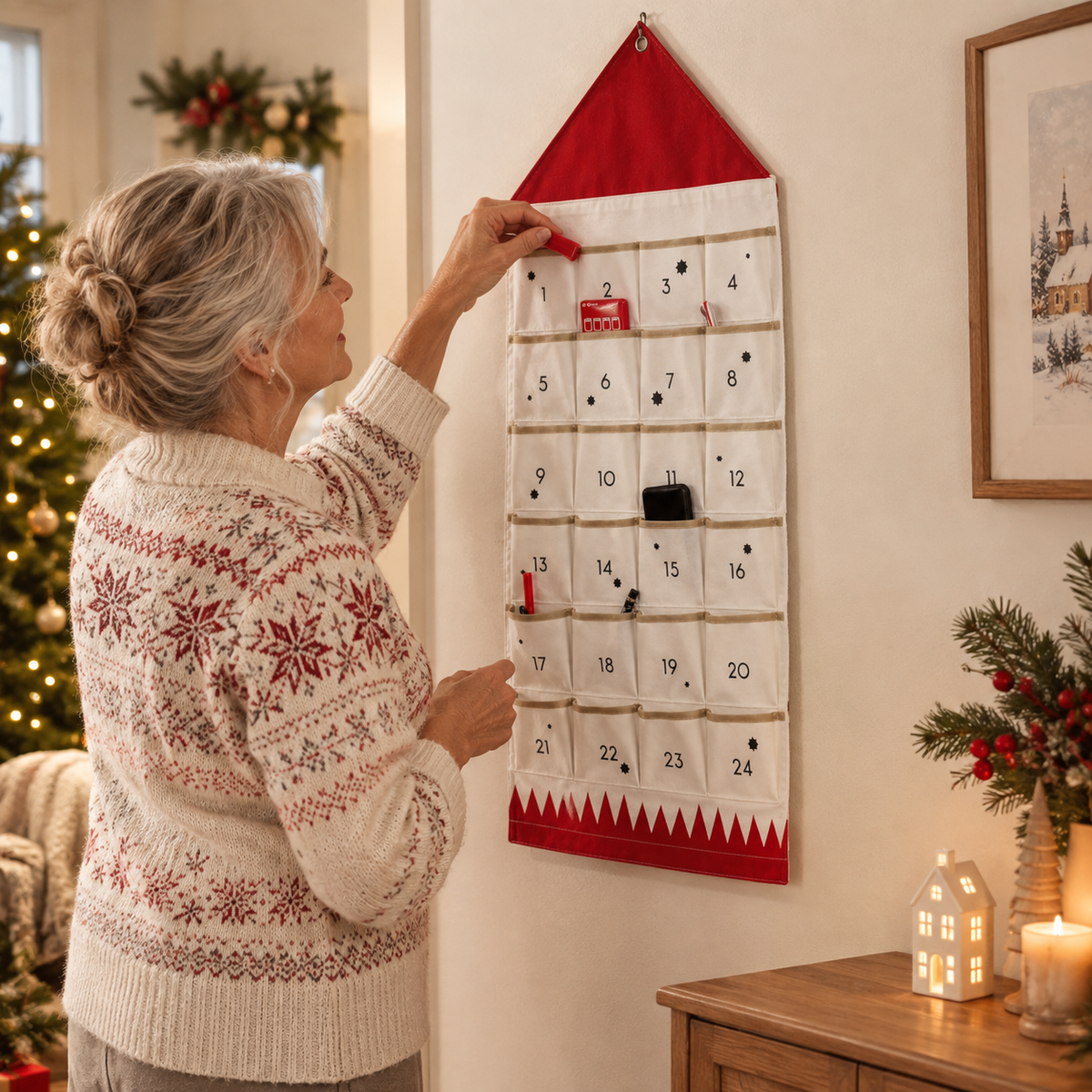 Fill Your Own Fabric Advent Calendar