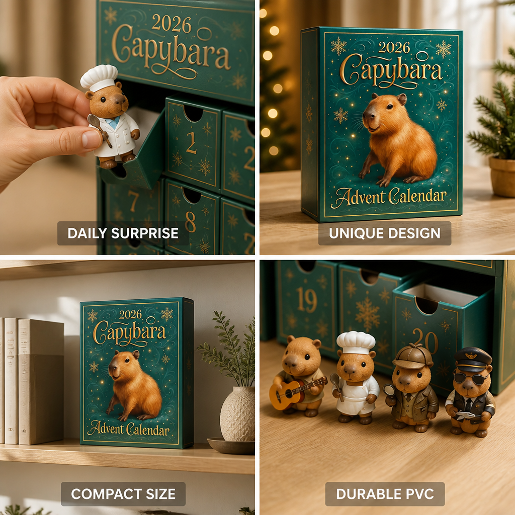 Capybara calendar detail