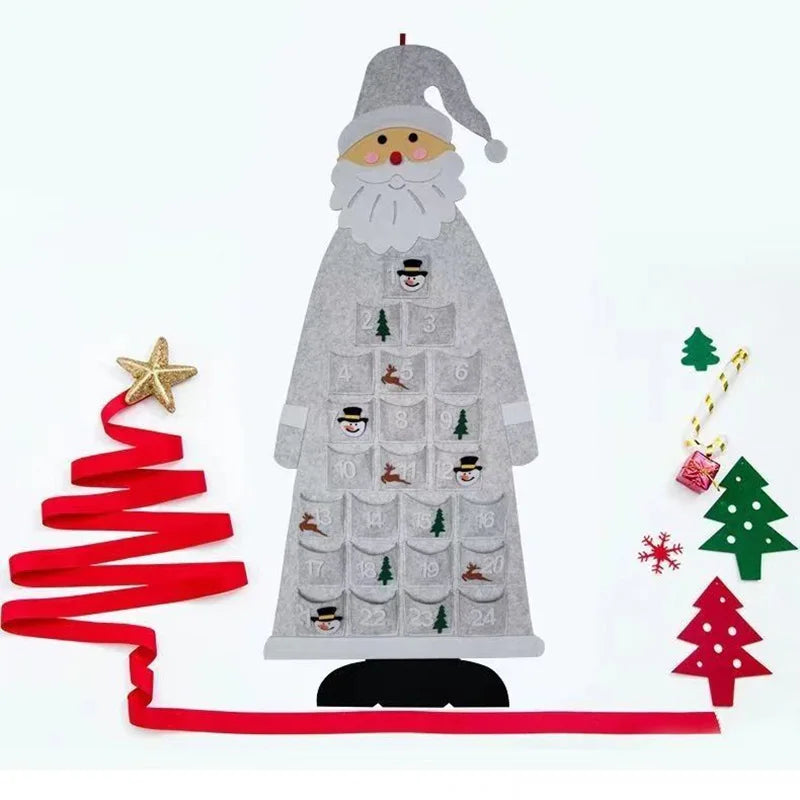 Felt Santa Advent Calendar