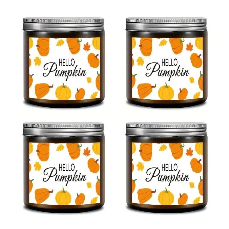 AutumnGlow Scented Candle | Natural Soy Wax, 40-Hour Burn 4