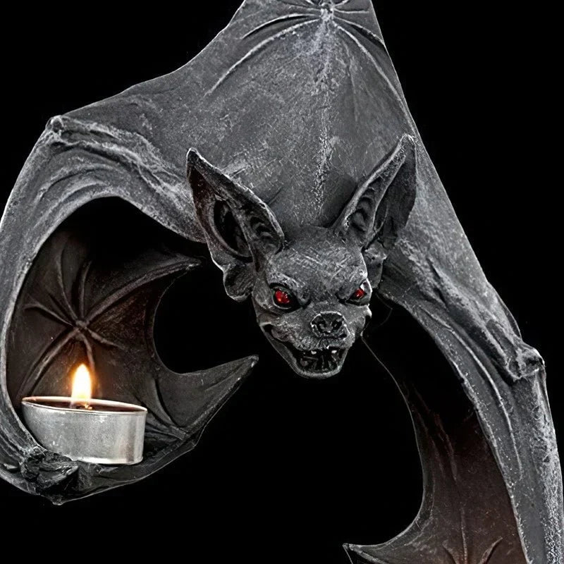Bexley Tealight Holder | Wall-Mounted Bat Design for 2 Tealights 6