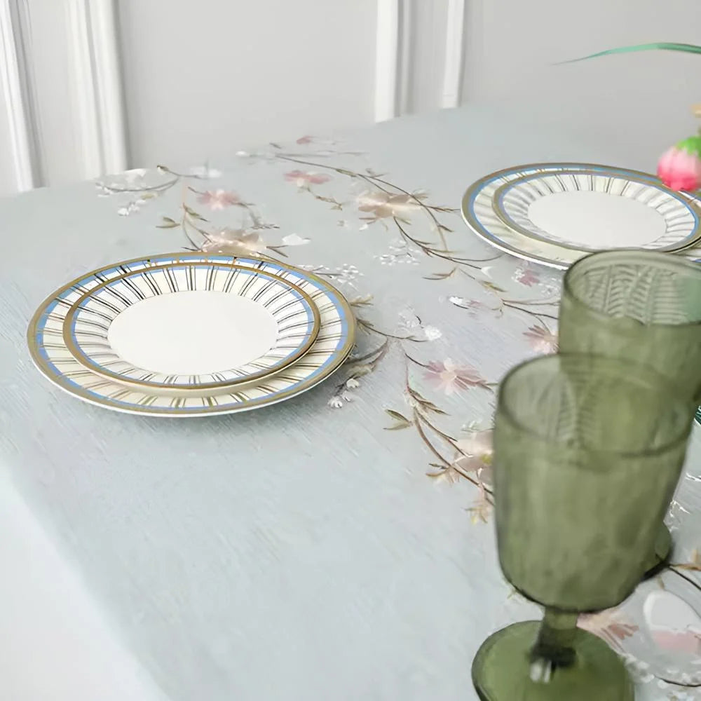 Blythe Elegance Tablecloth | 100% Polyester Rectangular, Woven Design 5
