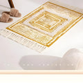 Breezy Fringe Rug | Bohemian Microfiber-Cotton Blend 0