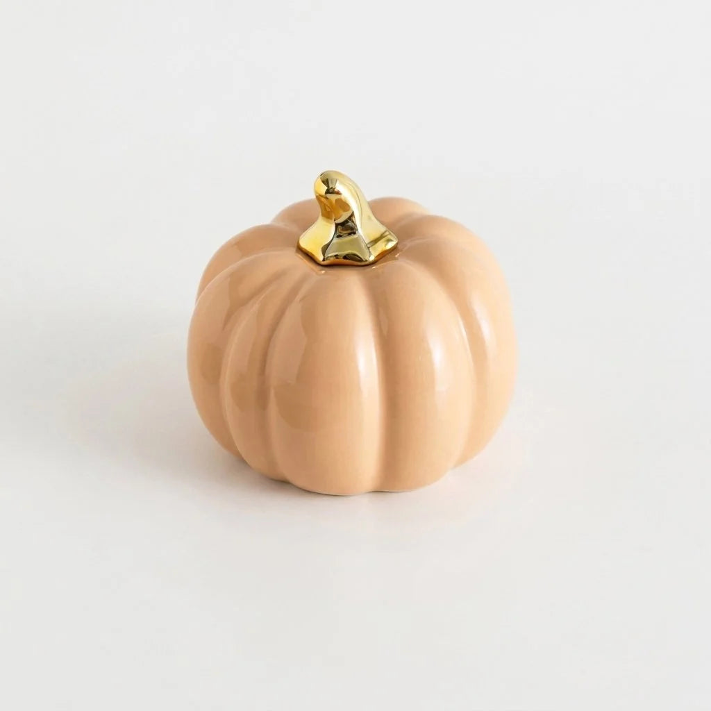 Cera Ceramic Pumpkin | Glazed Finish, Available in Small, Medium, Large 9