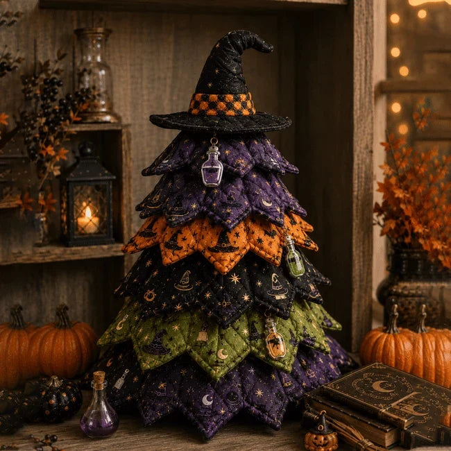 Cozmo Quilted Halloween Centerpiece | 3D Fabric Craft Kit, 30 cm Tall 9