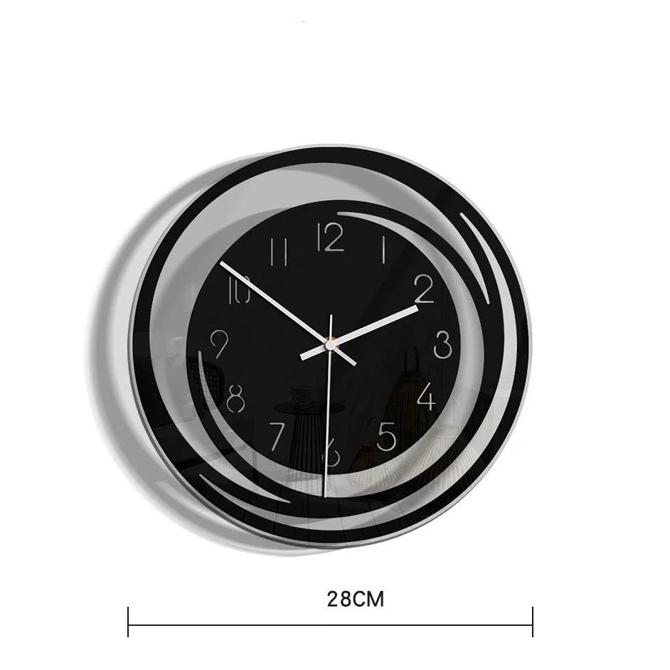 Elios Modern Wall Clock | Silent Sweep, Acrylic, 28cm 7
