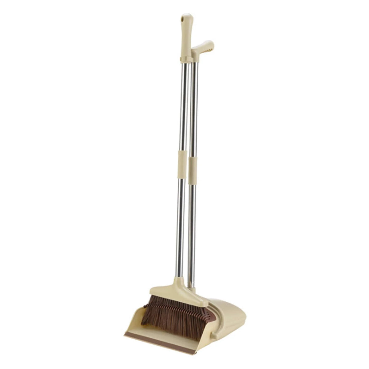Gavix Broom and Dustpan Set | Upright Design, Self-Cleaning Teeth, Adjustable Handles 10