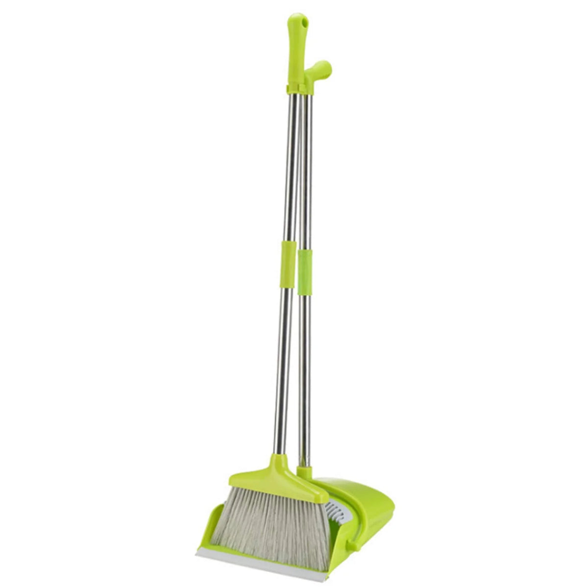 Gavix Broom and Dustpan Set | Upright Design, Self-Cleaning Teeth, Adjustable Handles 11