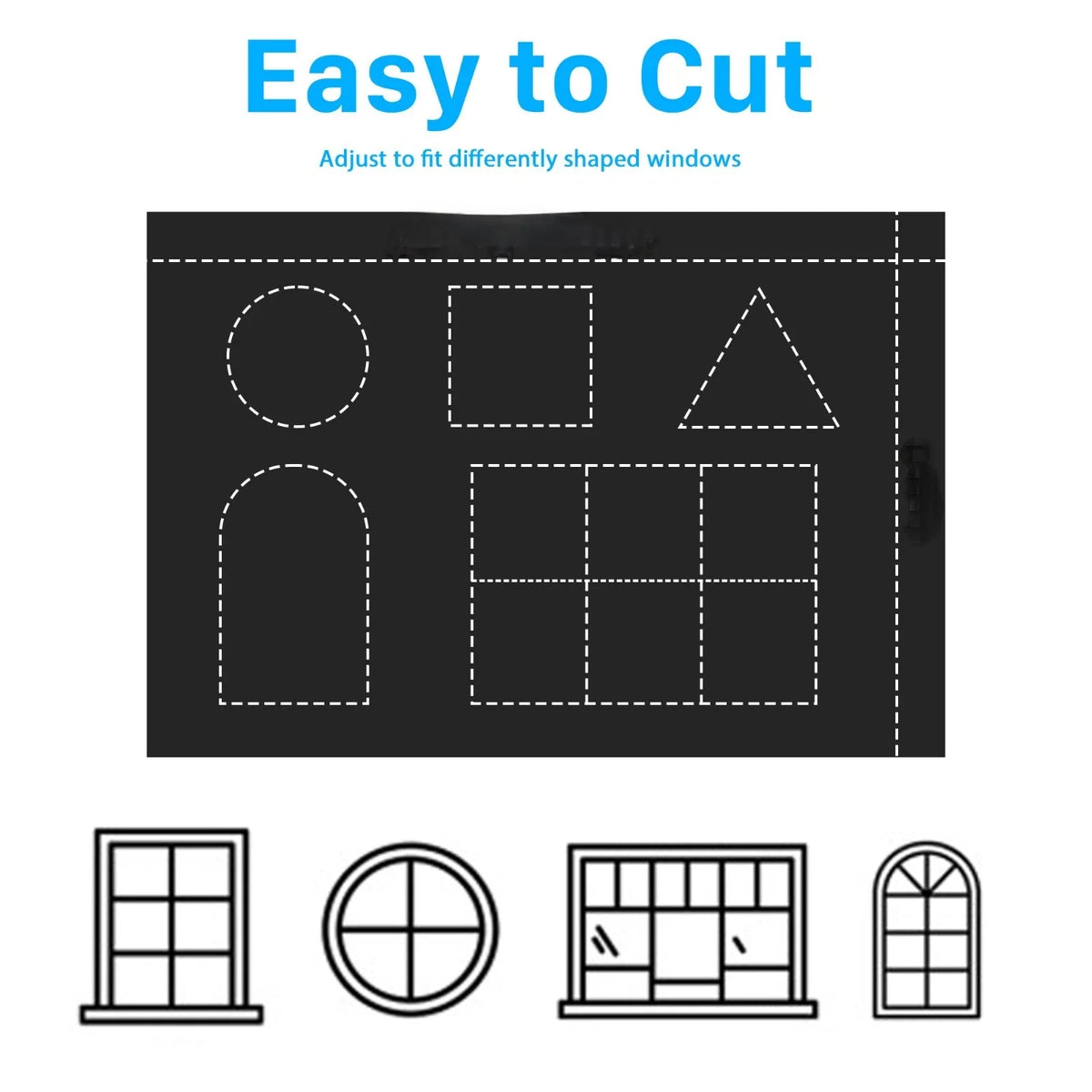 Gavren Blackout Window Shades | High-Density Polyester, Removable Fasteners 5