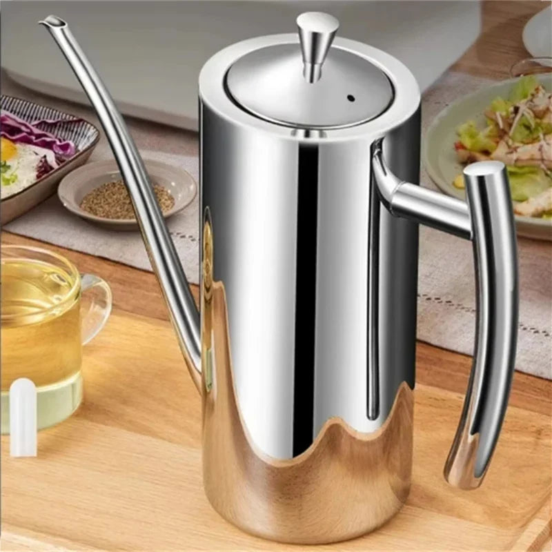 Gavren Olive Oil Dispenser | Drip-Proof 304 Stainless Steel, 500ml-1000ml Sizes 5