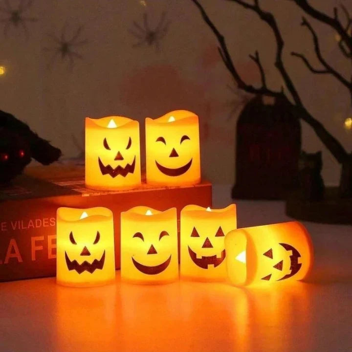 Ginger Lighted Pumpkins | Flameless LED, Battery Operated, Unique Carved Faces 0