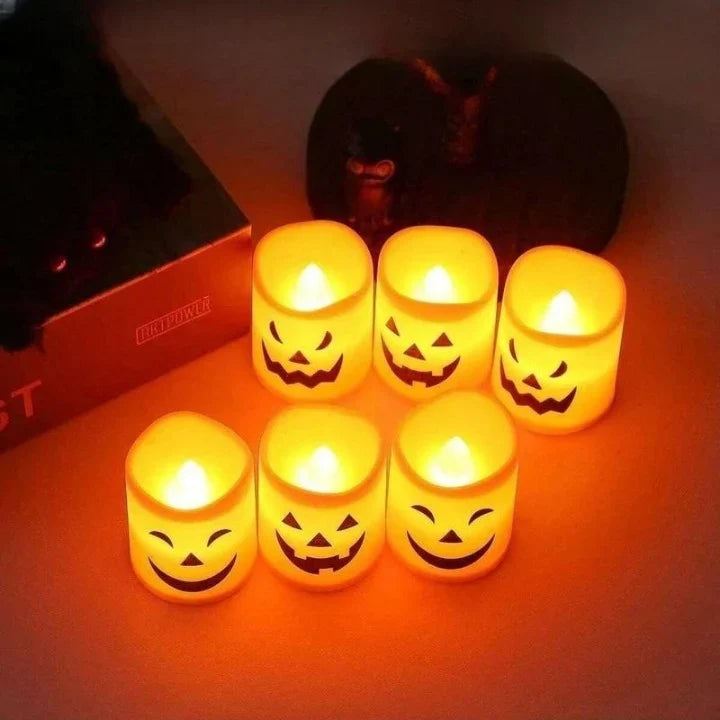 Ginger Lighted Pumpkins | Flameless LED, Battery Operated, Unique Carved Faces 1
