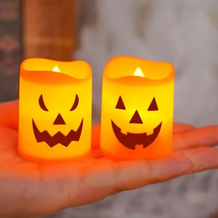 Ginger Lighted Pumpkins | Flameless LED, Battery Operated, Unique Carved Faces 2