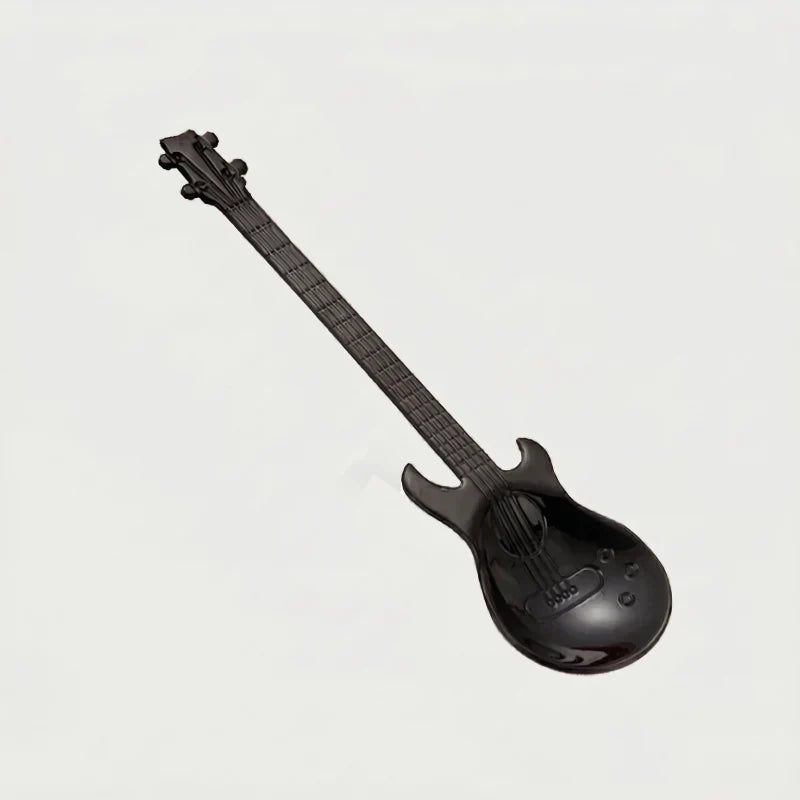 Gleam Guitar Spoons Set | Stainless Steel, Rust-Resistant Tea, Coffee, and Dessert Spoons 0