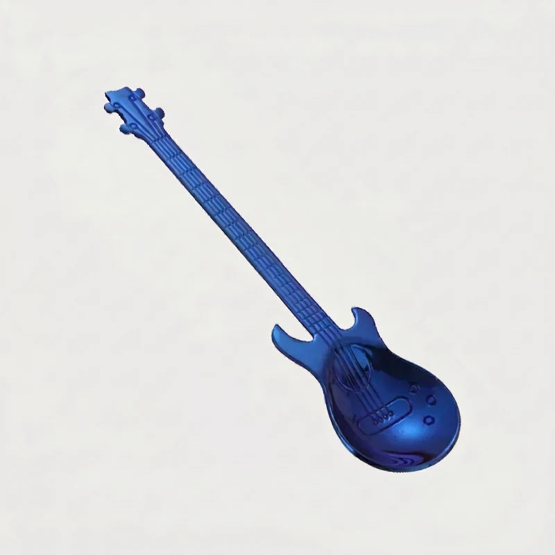 Gleam Guitar Spoons Set | Stainless Steel, Rust-Resistant Tea, Coffee, and Dessert Spoons 9