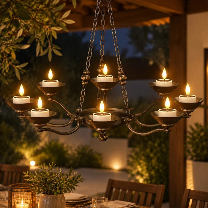Gleam Solar Candle | Waterproof, Flickering Warm Light 6