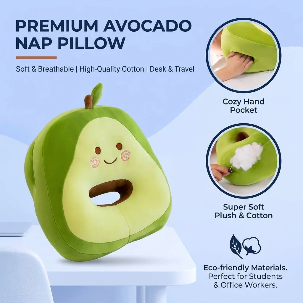 Gleemo Plush Nap Pillow | Hand Warmer, Cartoon Design 1
