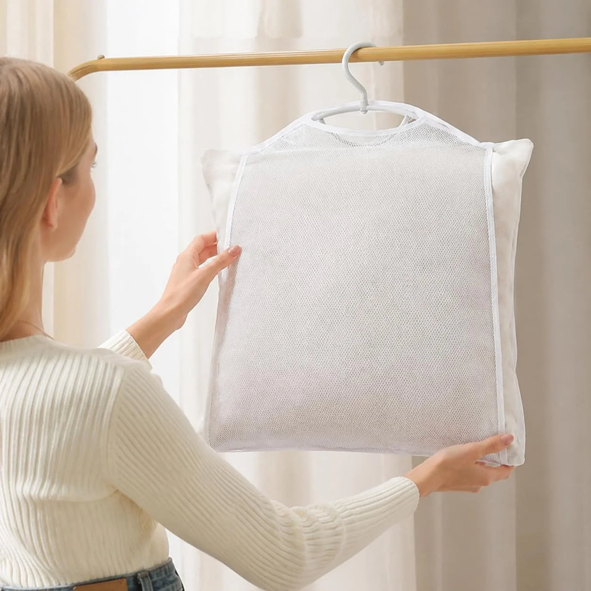 Glendo Clothes Drying Rack | Double Layer Net, Windproof Design 0