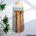 Glenna Macrame Wall Hanging | Cotton Sunrise Wall Art Decor, 10x28 Inches 0
