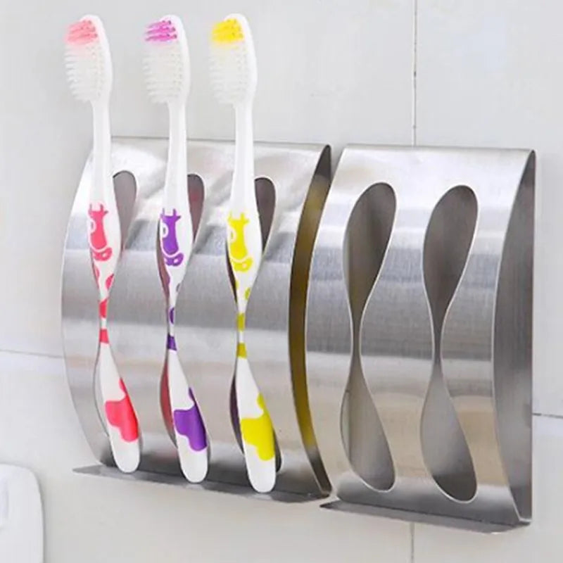 Glenor Toothbrush Holder | Wall Mounted, Stainless Steel Hook Design 2
