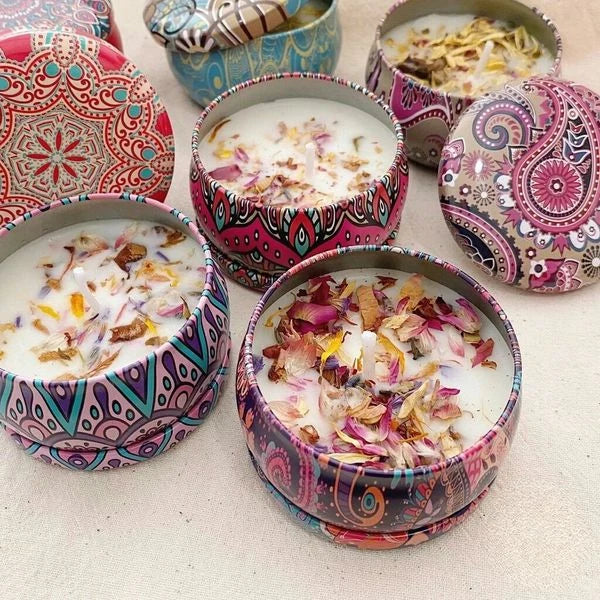 Glenora Candle Gift Set | Scented Decorative Jars, 4 Pieces 5