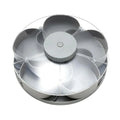 Glenora Snack Tray | Rotating, Divided Compartments, Lightweight Plastic 0