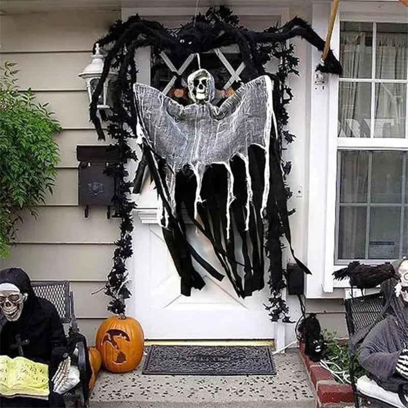 GlimmerHaunt Skeleton Ghost | LED Lighted Halloween Decoration, Indoor/Outdoor Use 6