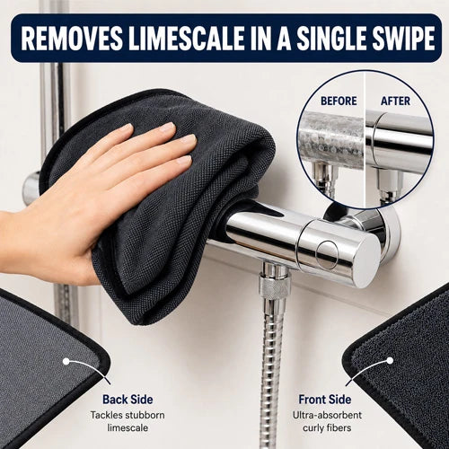 Glimmer Drying Towel Set | Ultra Absorbent Microfiber, Quick Dry, 4 Pieces 6