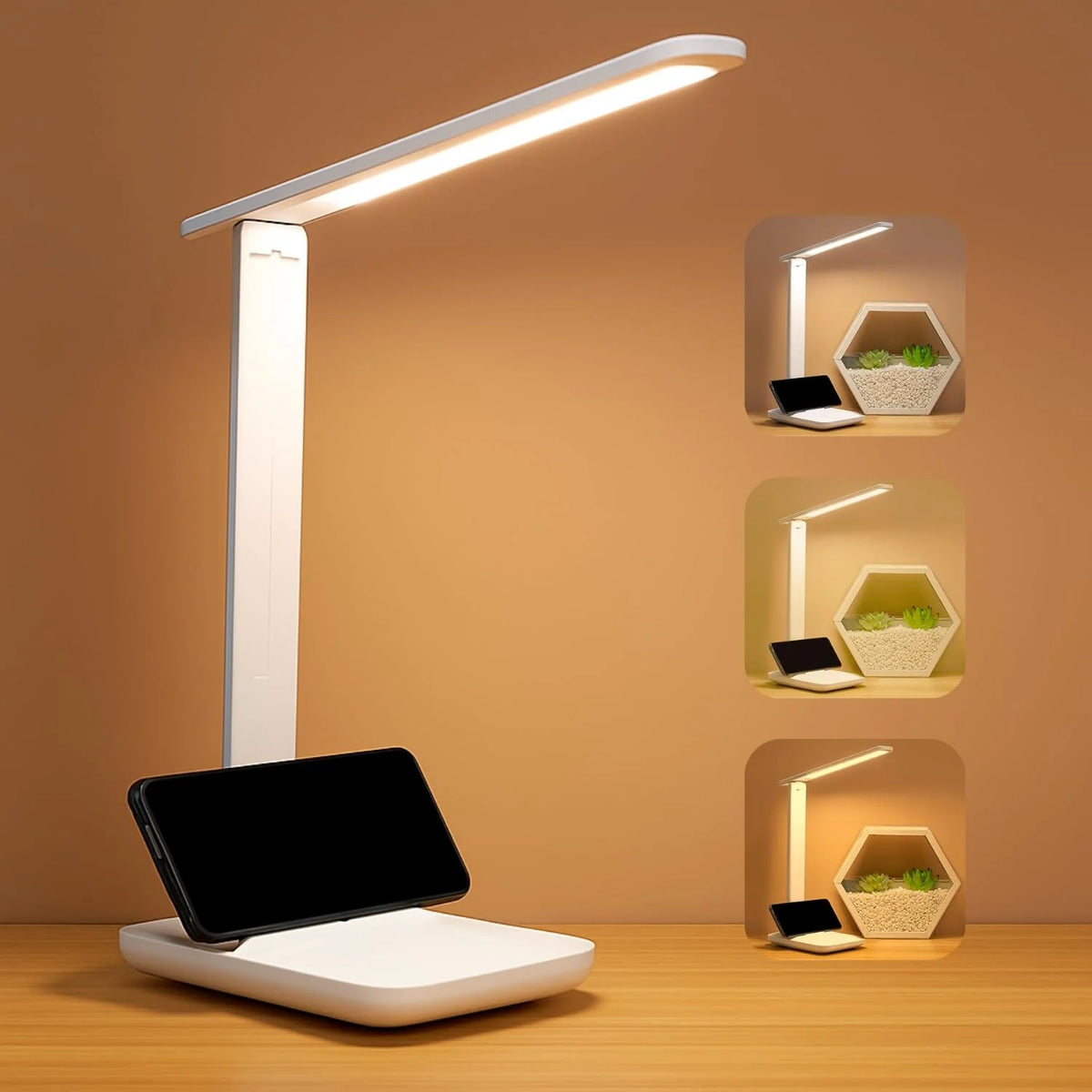 Glyden Desk Lamp | Foldable, Adjustable Arm, 5 Color Modes 6