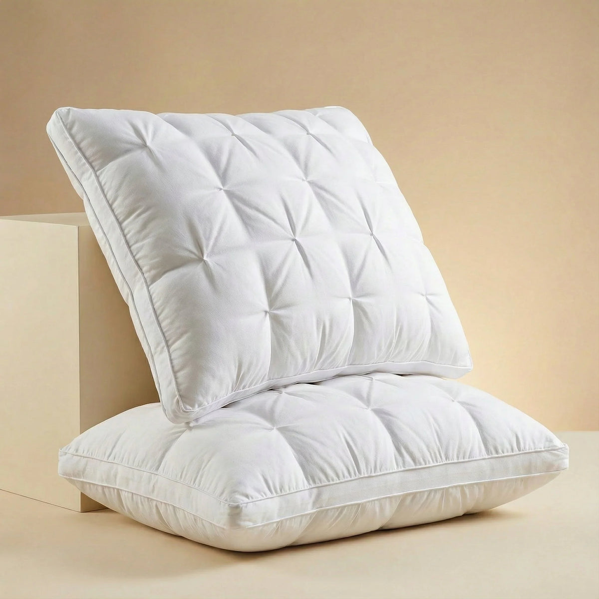 Grove Goose Down Pillow | 100% Fill, Breathable Cotton Cover, Best Pillow for Side Sleepers 8