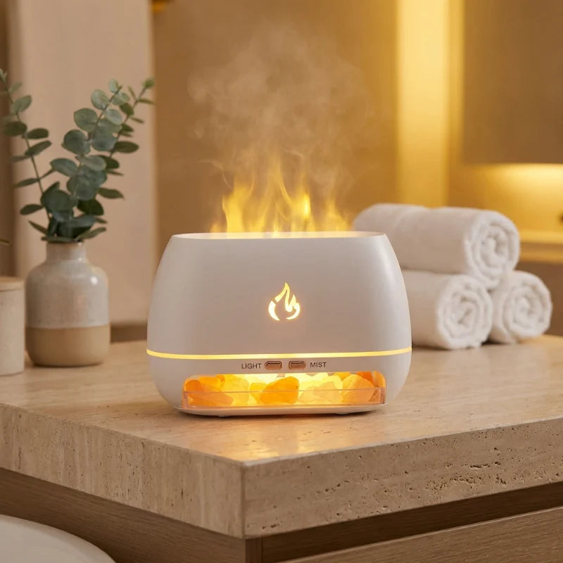 Haven Aroma Diffuser | Ultrasonic, Himalayan Salt, LED Light 1