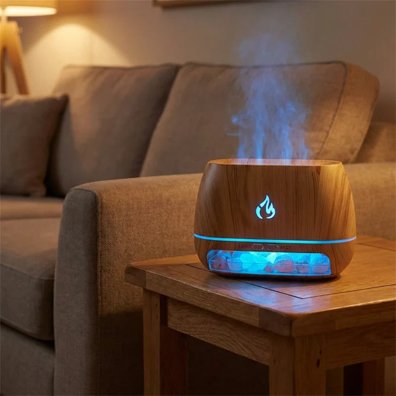 Haven Aroma Diffuser | Ultrasonic, Himalayan Salt, LED Light 3