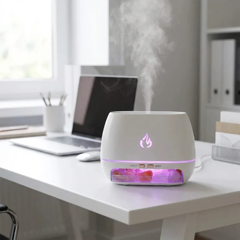 Haven Aroma Diffuser | Ultrasonic, Himalayan Salt, LED Light 4