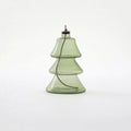 Haven Glass Oil Lamp | Hand-Blown Embossed Vintage Design 0