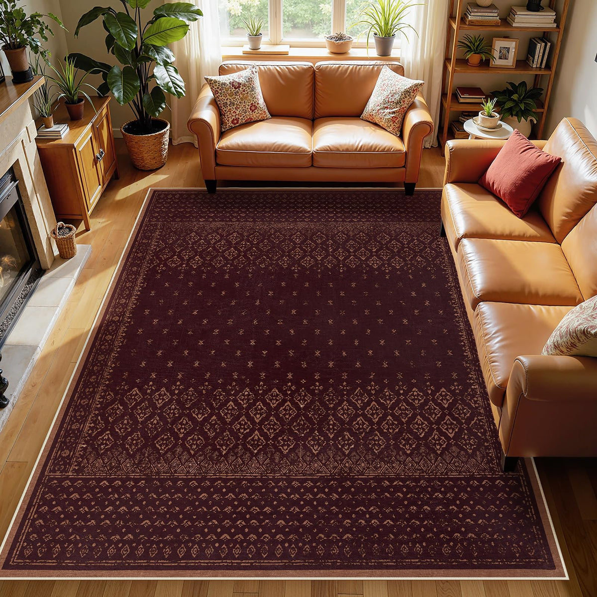 Jovia Washable Rug | Plush Soft Feel, Non-Slip Backing 6