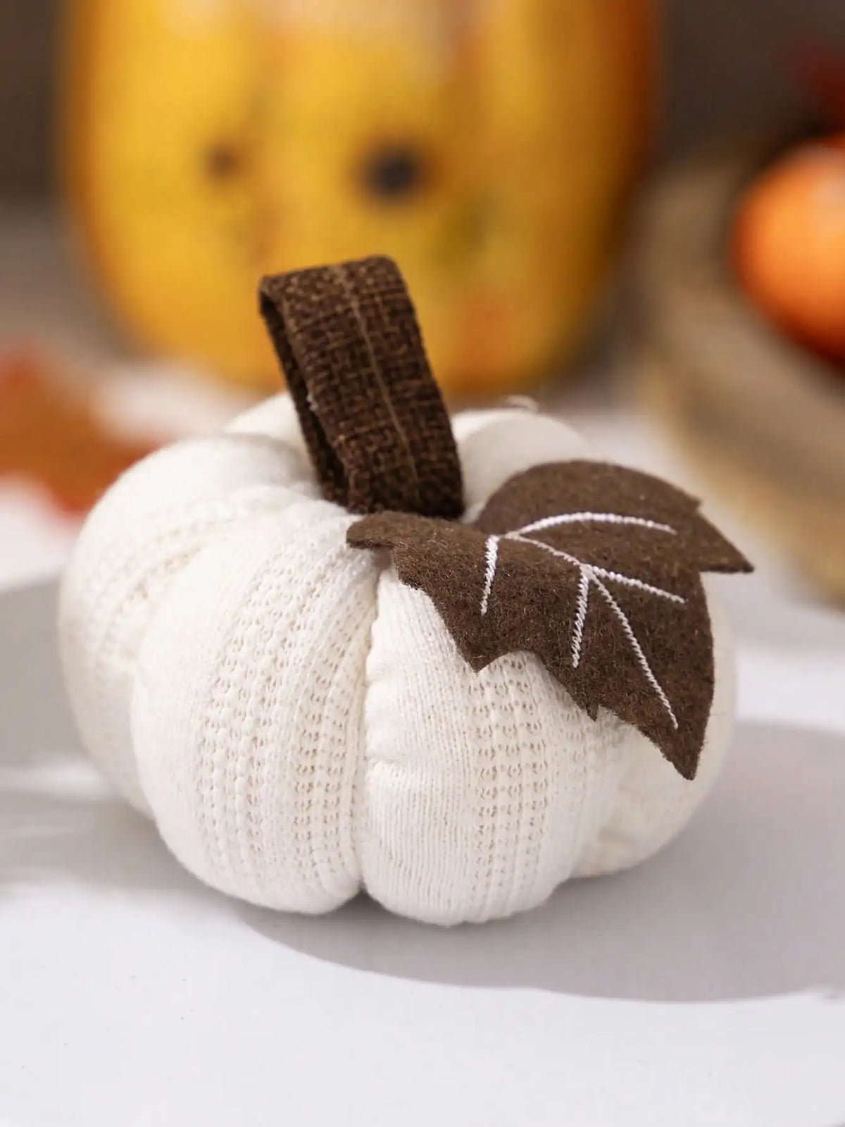 Luna Pumpkin Decoration | Knitted Textile Versatile Design 0
