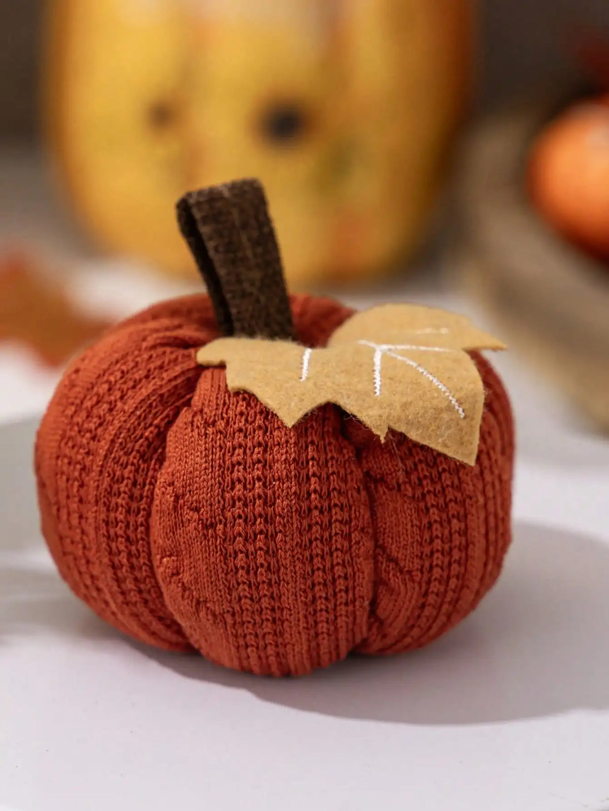 Luna Pumpkin Decoration | Knitted Textile Versatile Design 10
