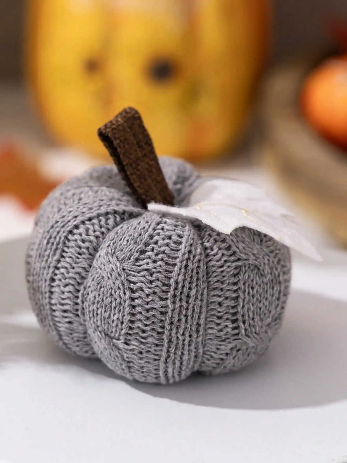 Luna Pumpkin Decoration | Knitted Textile Versatile Design 8