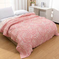 Luna Whisper Blanket | Lightweight Rose Jacquard Cotton 0