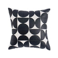 Luxeira Sofa Cushion Cover | Embroidered PU Faux Leather 18x18 Inches 0