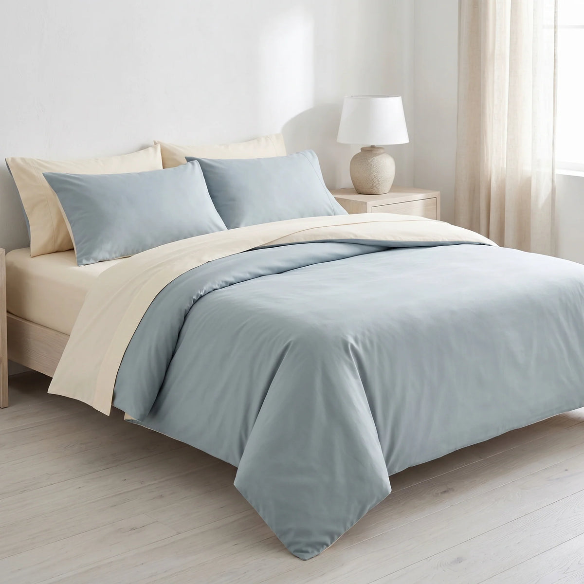 Nexa King Size Duvet Cover Set | Reversible 100% Cotton, Breathable Design 3