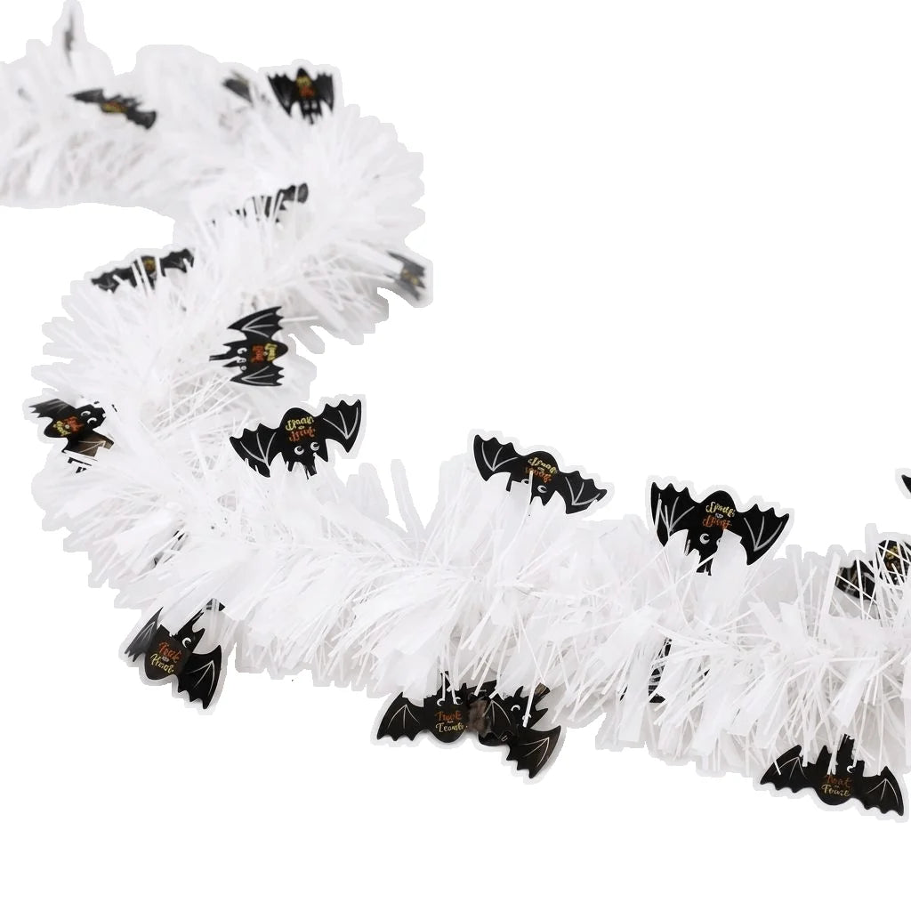 Night Sparks Garland | Halloween Tinsel with Pumpkin, Spider, Bat, or Ghost Motifs 5