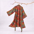 Oasis Maple Leaf Kimono Robe | 100% Cotton, Open-Front Design 5