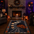 Oberon Ghost Area Rug | 3D Optical Illusion, Washable Polyester 0