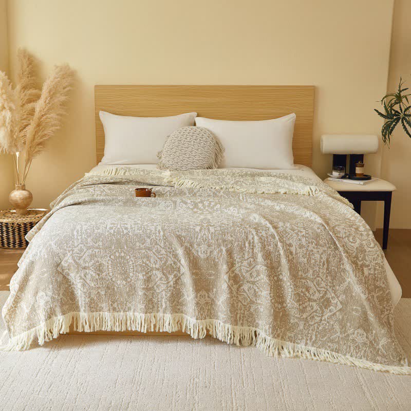 Ola Tribal Quilt | Cotton Gauze, Reversible Design 1