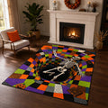 Oryx Skeleton Area Rug | 3D Vortex, Washable Polyester, Non-Slip 0