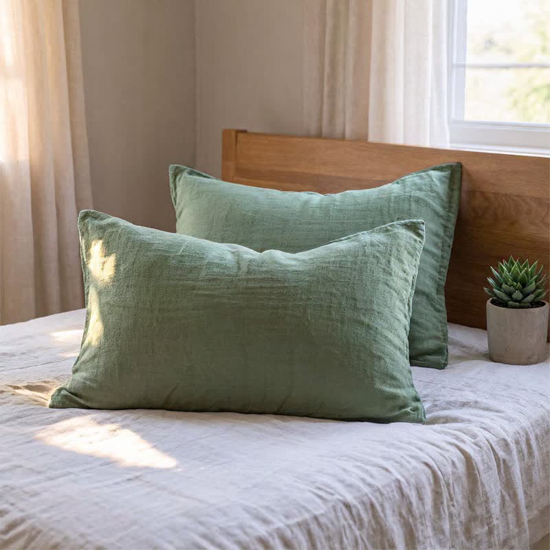 Owl Sage Pillow Covers | Soft Washed Cotton, Multiple Sizes 1