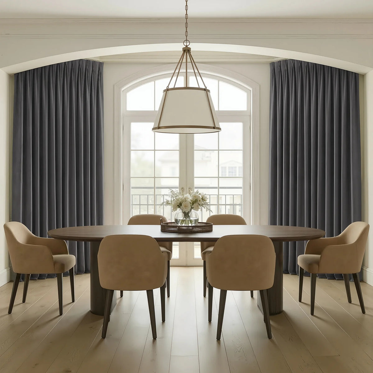 Sable Blackout Curtain | 100% Polyester, Brushed Matte for Bedroom 4