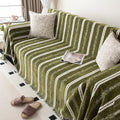 Sable Sofa Throw | Plush Striped Blanket, Machine Washable 0