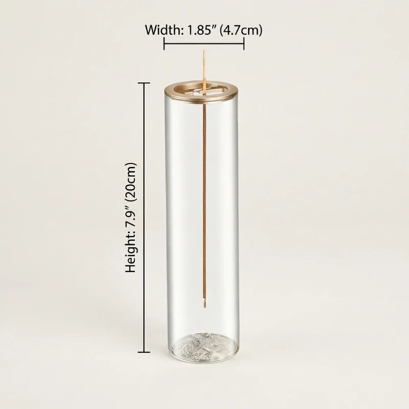 Sora Glass Incense Burner | Heat-Resistant Suspended Design, Compact Incense Holder 7